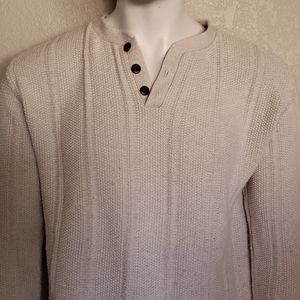 Vintage 90's STRUCTURE (Original Express for Men) 3 Button Henely L/S Sweater S